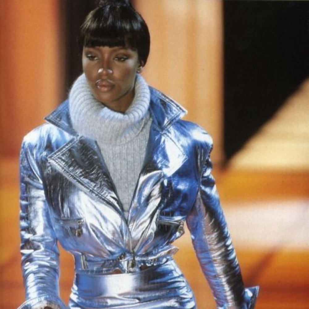 GIANNI VERSACE Vintage 90's Runway Purple Jacket